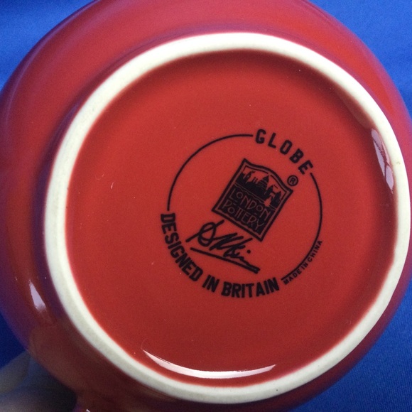Globe London Pottery Creamer Jug Red - Picture 4 of 8